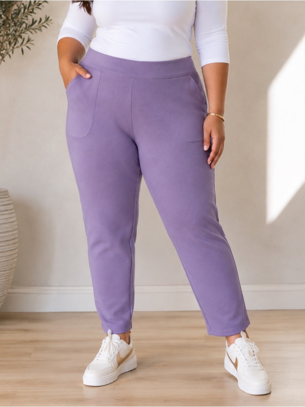 Denim & Co. Regular EasyWear French Terry Pant XL New A671462